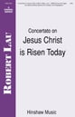 Concertato on Jesus Christ Is Risen Today SATB choral sheet music cover